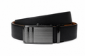 Premium Reversible Automatic Buckle Belt for Men – Black & Tan ✨